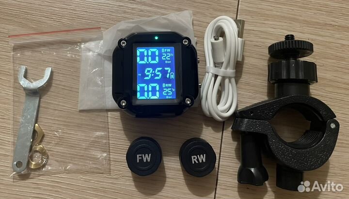 Датчик давления в шинах мото tpms