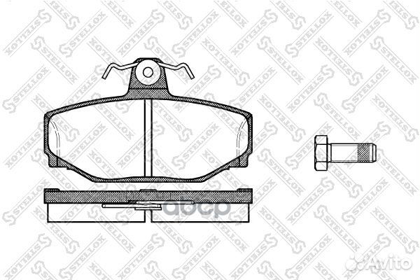 308 000-SX 297 00FDB676571418B колодки дисковые