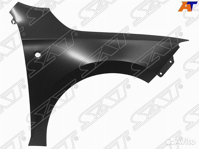 Переднее правое крыло на Шкода Рапид 2012-16г