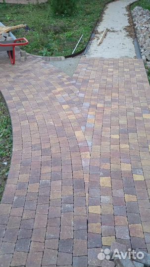 Укладка тротуарной плитки под ключ
