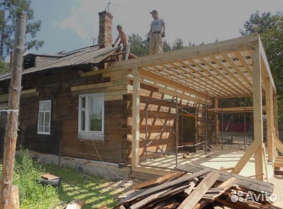 Постройка веранд терасс беседок