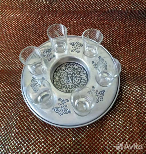 Подставка под рюмки и графин, СССР