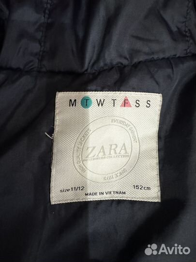 Куртка для девочки zara 152