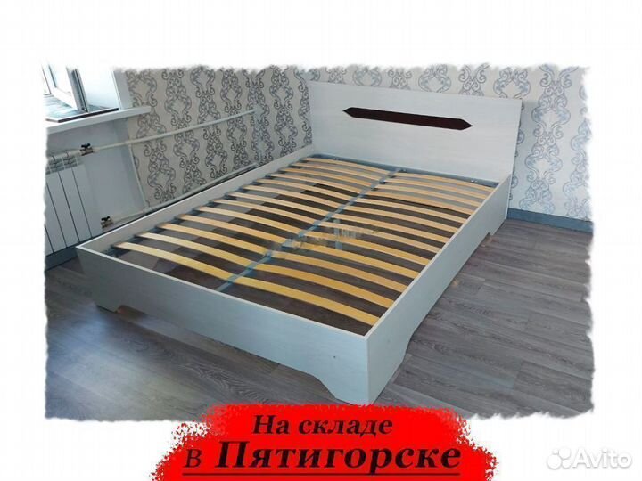 Кровать двуспальная 140х200 с ортопедом