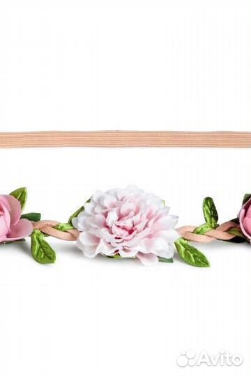 Полоска на голову с цветами