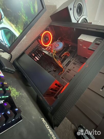 Игровой пк + rgb клавиатура