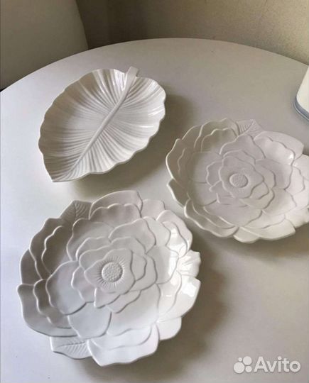 Набор из 2 тарелок Роза