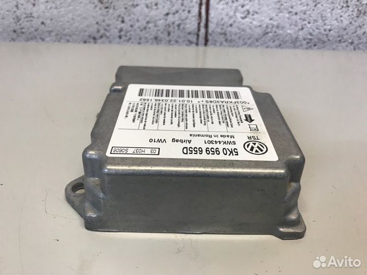 Блок управления AIR BAG Volkswagen Golf 6 хэтчбек