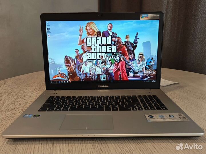 Asus N76V 17 FHD i5-3210M 2.5Ghz/8/256SSD+750/3Gb