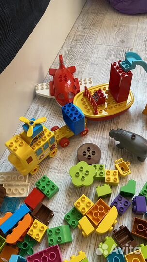 Пакет лего дупло зоопарк, поезд, животные