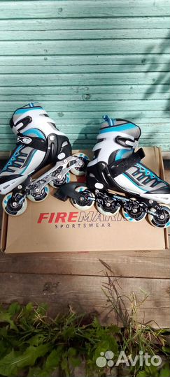 Коньки роликовые раздвижные р.35-38