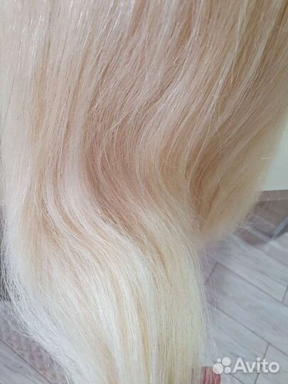 Голова манекен натуральные волосы