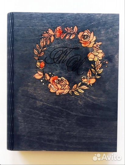 Деревянная тетрадь, блокнот