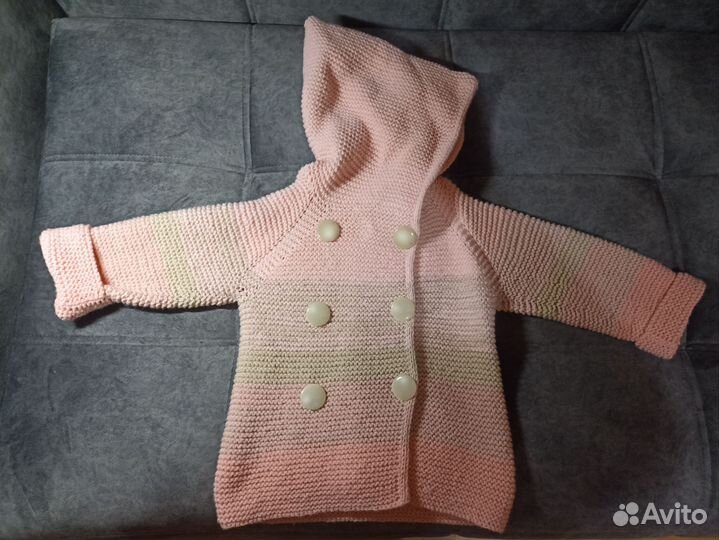 Жилет вязанный детский 104 см