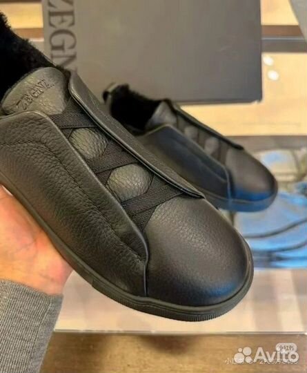 Мужские Макасины на меху Zegna