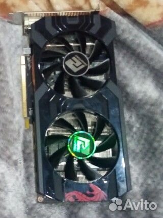Видеокарта Rx 580 Powercolor Red Dragon, донор