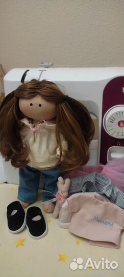 Кукла текстильная, ручной работы