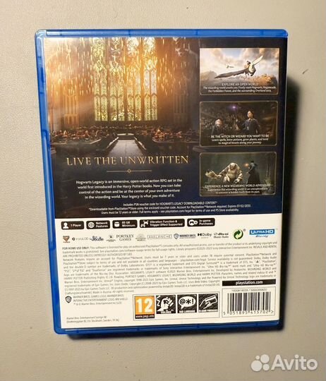 Hogwarts legacy PS5 диск