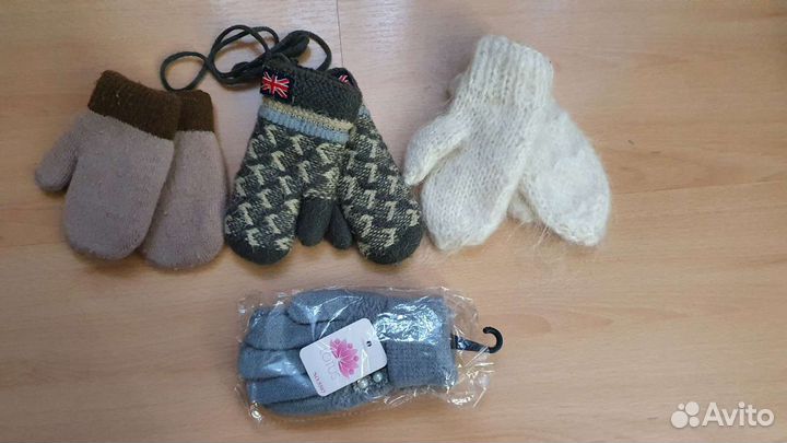 Варежки, перчатки на 2 года