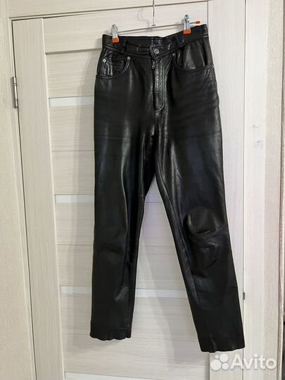 Брюки кожаные
