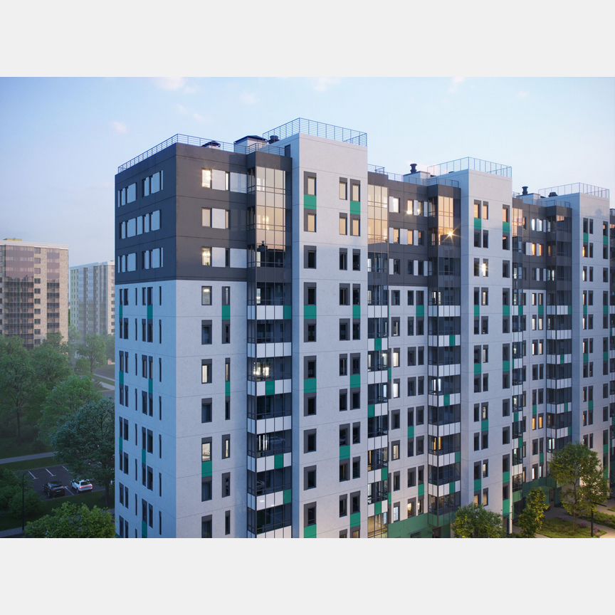 1-к. квартира, 36 м², 11/12 эт.