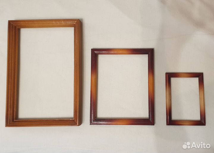 Рамки для фотографий деревянные ручной работы