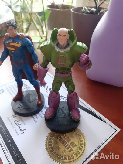 Фигурки - Супермен и Лекс Лютер. Eaglemoss