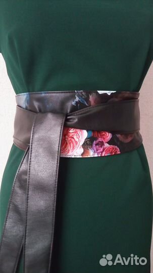Женский широкий пояс кушак 259