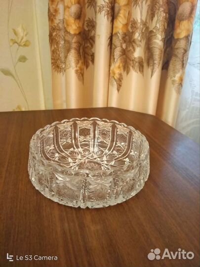 Хрустальная ваза