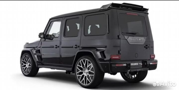 Спойлер Mercedes G-class W463, W464 (чёрный)
