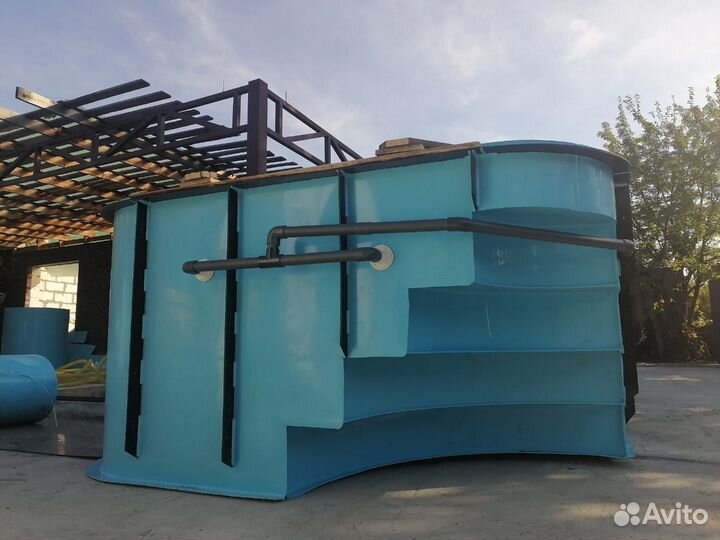 Бассейн из пластика для дачи