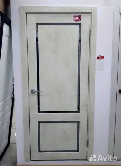 Дверь межкомнатная «Слим Бетон RA-2»