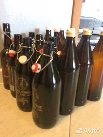 Бутылка с бугельной пробкой 1 л