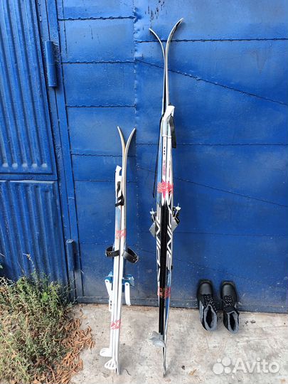 Лыжи беговые с насечками