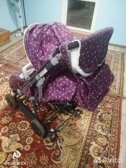 Санки на колёсах Nika Kids