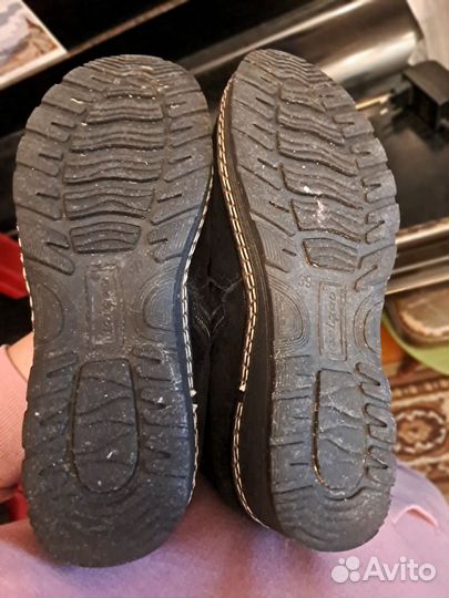 Сапоги зимние замша р.39