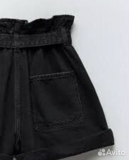 Джинсовые шорты zara xs
