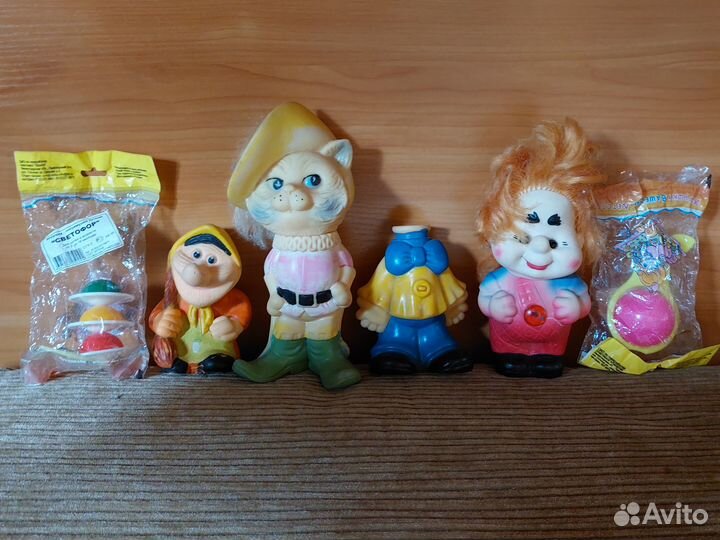 Резиновые игрушки СССР