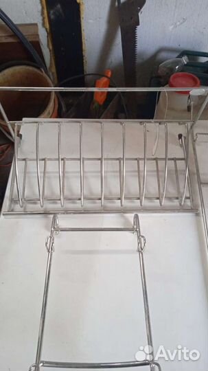 Сушка для посуды выкатная, корзина для релинга