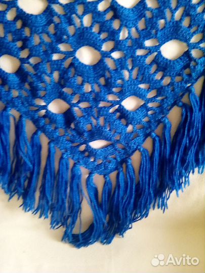 Шаль вязаная крючком