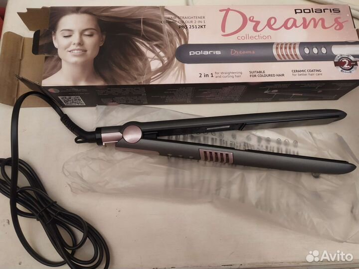 Выпрямитель для волос новый polaris phs 2512kt