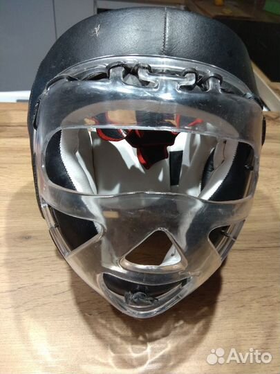 Шлем для тхэквондо Larsen натуральная кожа