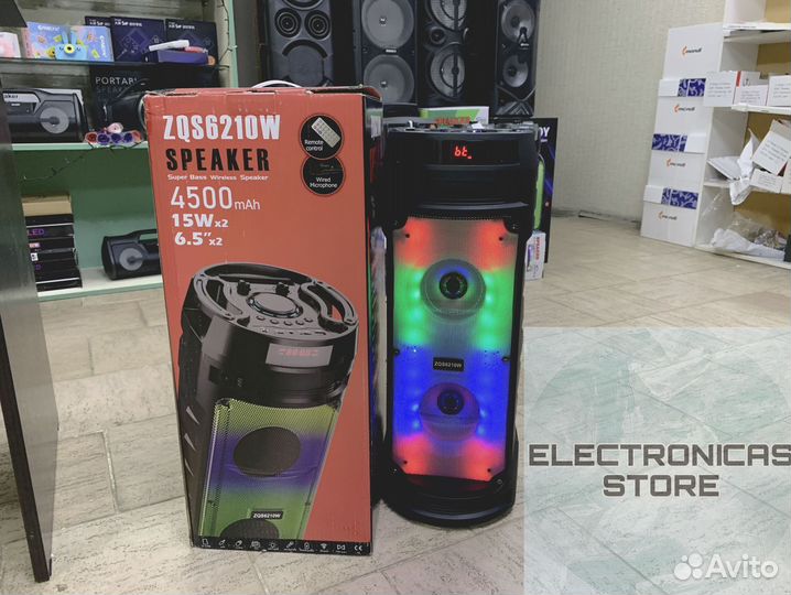 Беспроводная Колонка ZQS-6210 60 Watt v.8