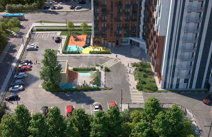 3-к. апартаменты, 62,2 м², 7/15 эт.