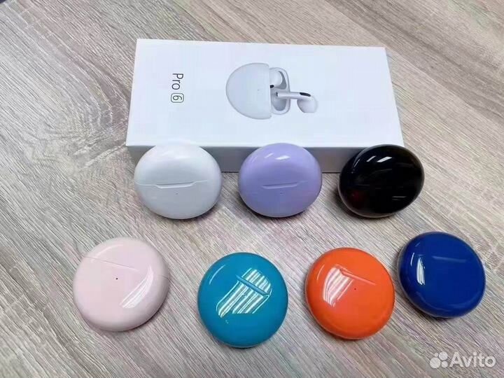Беспроводные наушники новые bluetooth Pro 6