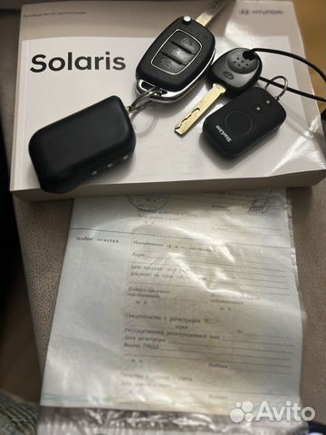 Hyundai Solaris 1.6 AT, 2019, 78 000 км объявление продам