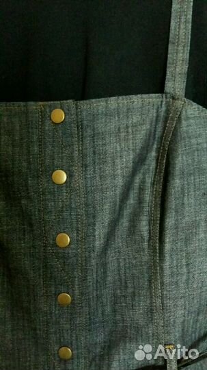 Джинсовый сарафан 48р