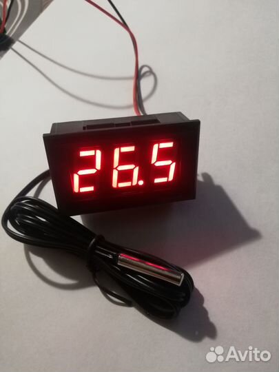 Термометр со светодиодным дисплеем выносной датчик