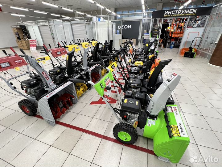 Снегоуборщики новые, гарантия Разные бренды