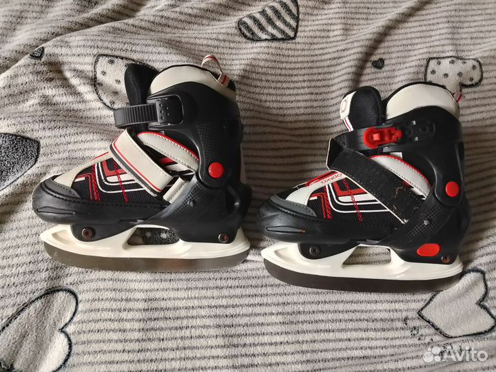 Коньки детские раздвижные 35